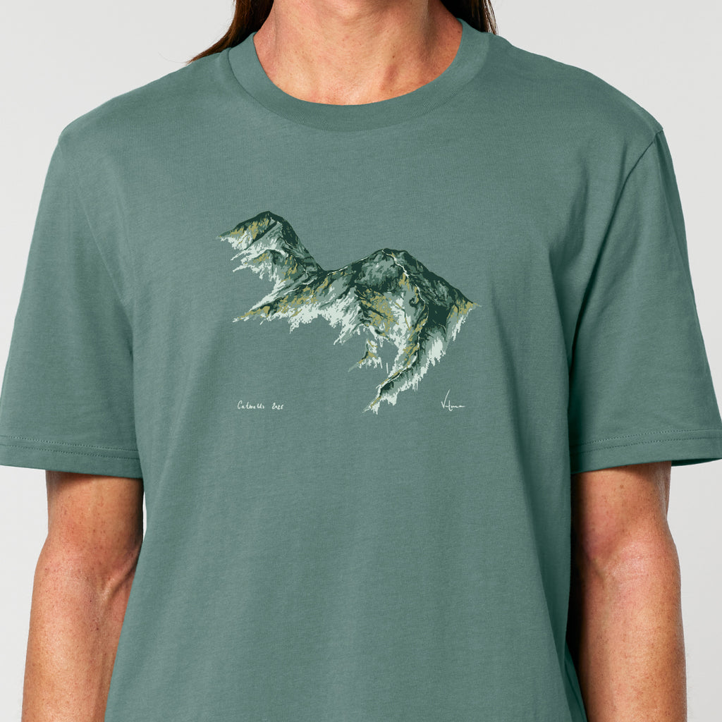 Feather & Wild Catbells Tee - Green Bay