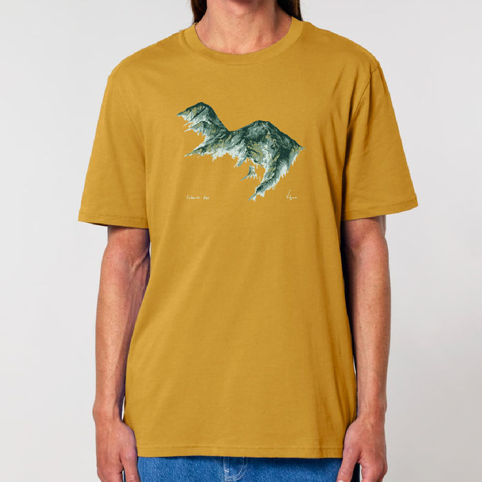 Feather & Wild Catbells Tee - Ochre