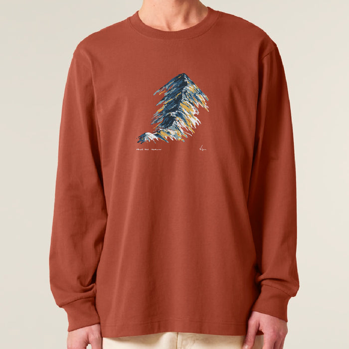 Feather & Wild Helvellyn LS Tee - Heritage Brown