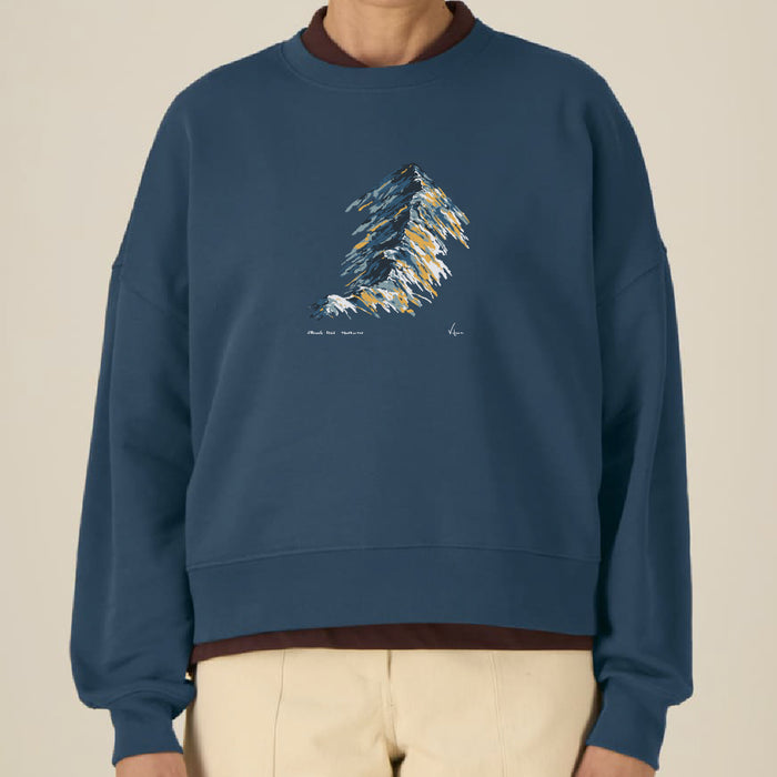 Feather & Wild Helvellyn Womens Crew - Deep Teal