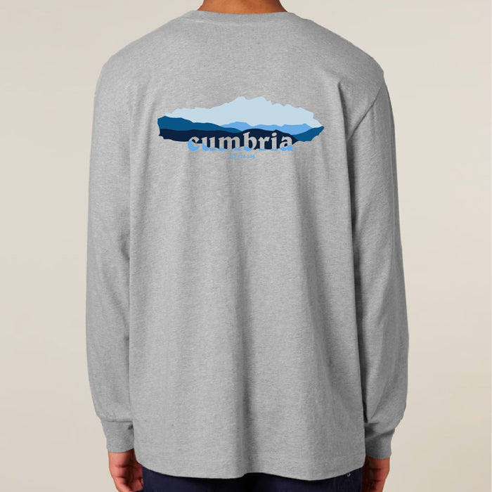 Dove Crag LS Tee - Heather Grey