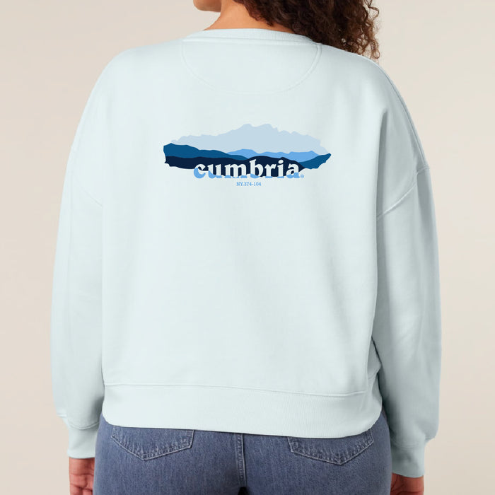 Dove Crag Womens Crew - Blue Ice