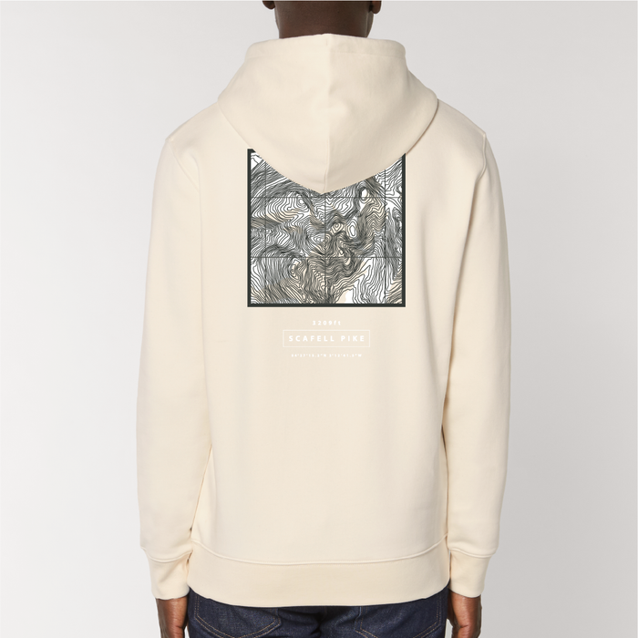 Scafell Pike Topography Hood - Natural Raw