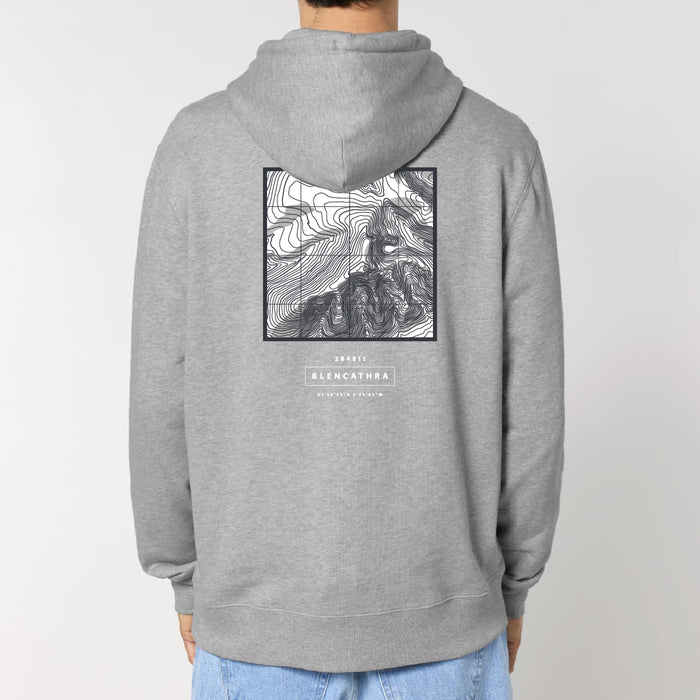 Blencathra Topography Hood - Heather Grey