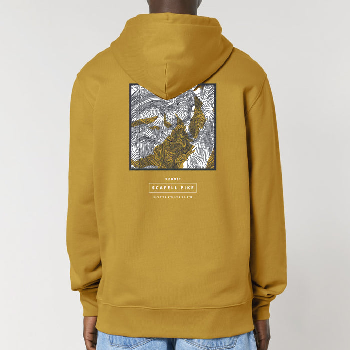 Scafell Pike Topography Hood - Ochre