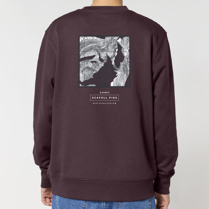 Scafell Pike Topography Crew - Red Brown