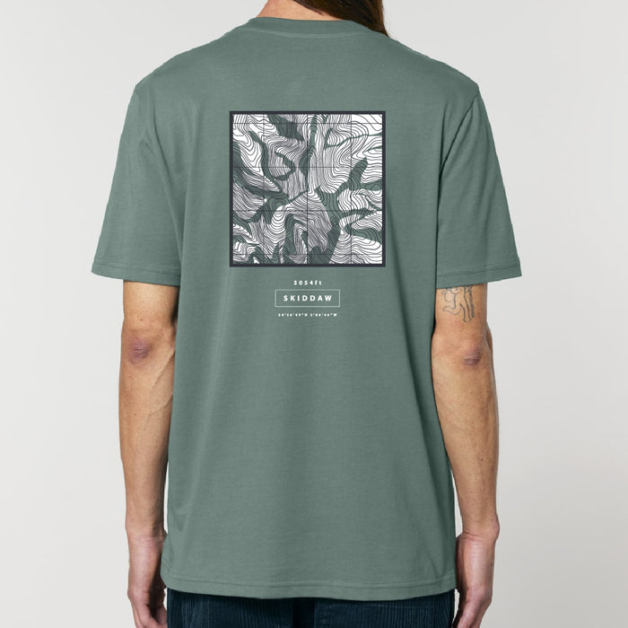 Skiddaw Topography Tee - Green Bay