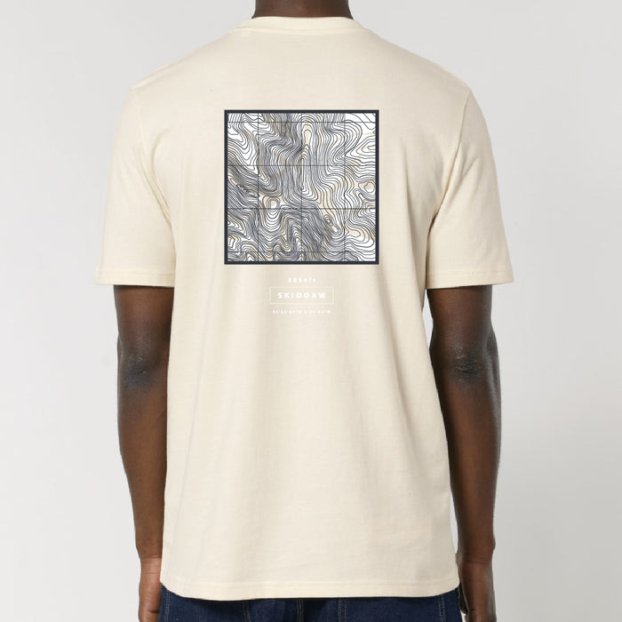 Skiddaw Topography Tee - Natural Raw