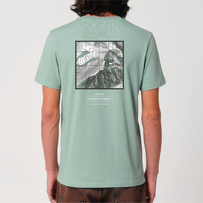 Blencathra Topography Tee - Aloe