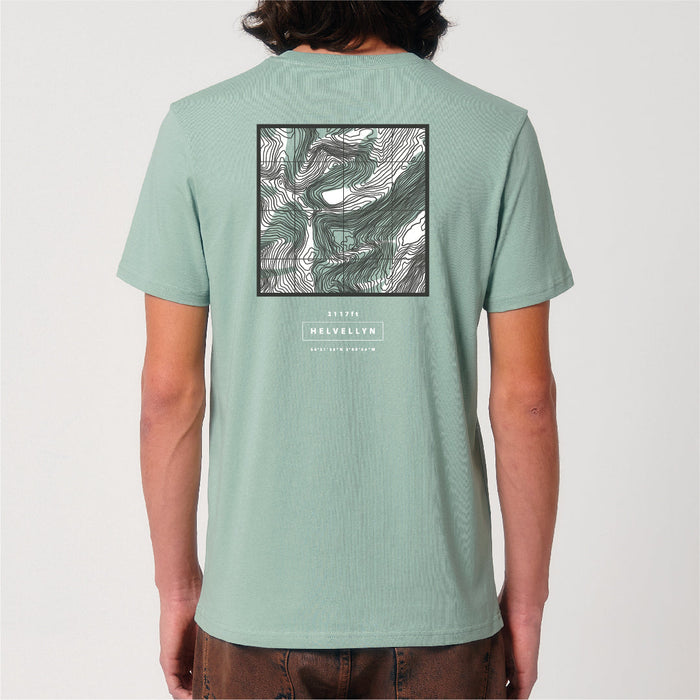 Helvellyn Topography Tee - Aloe